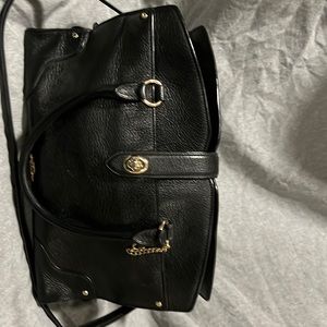 Coach leather bag. Wear on handle, see pictures.